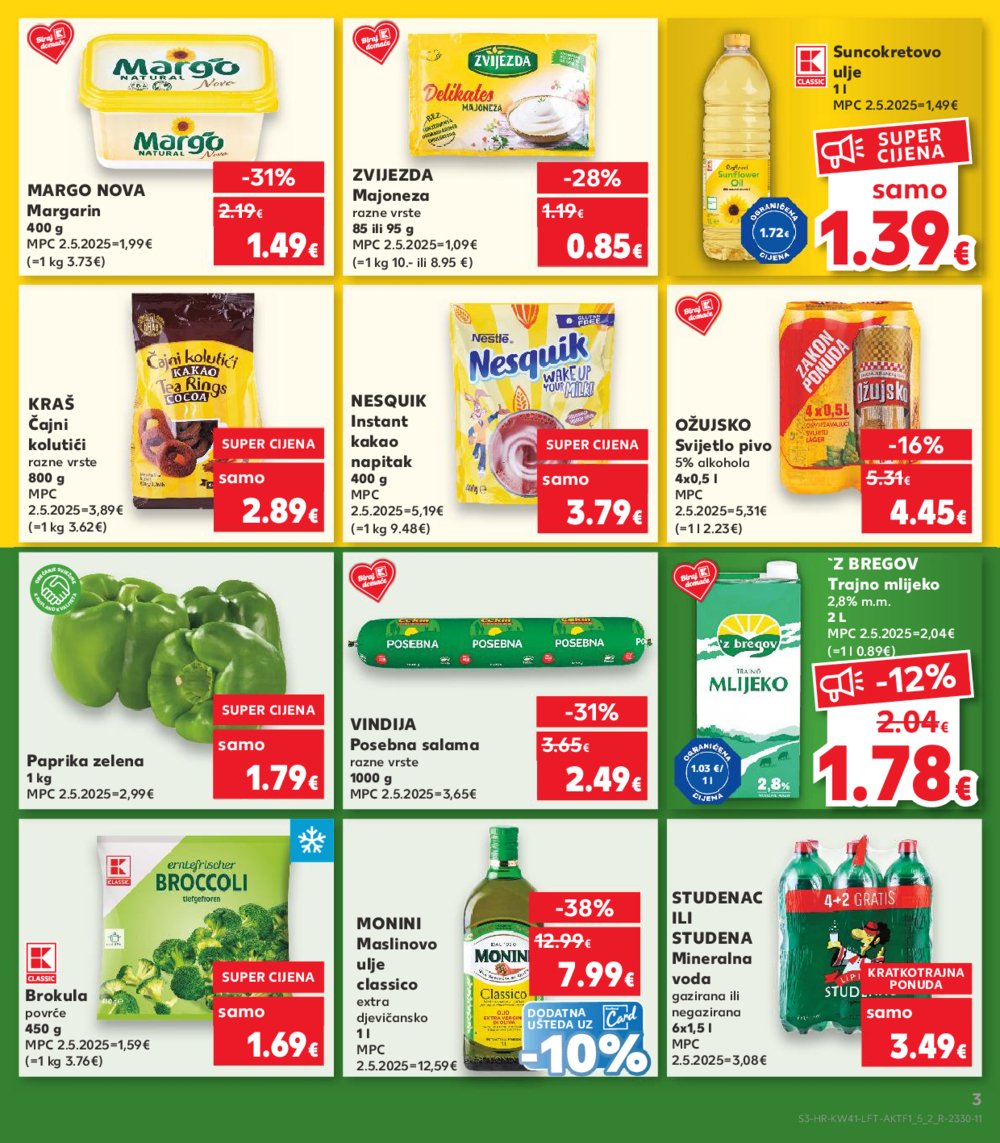 Kaufland katalog Akcija 08.10. - 14.10.2025. Va, Vi, Bj