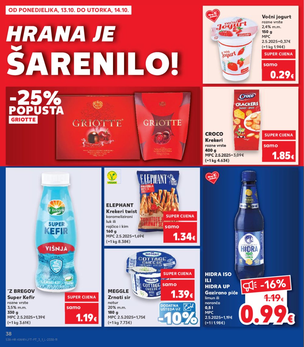 Kaufland katalog Akcija 08.10. - 14.10.2025. Va, Vi, Bj