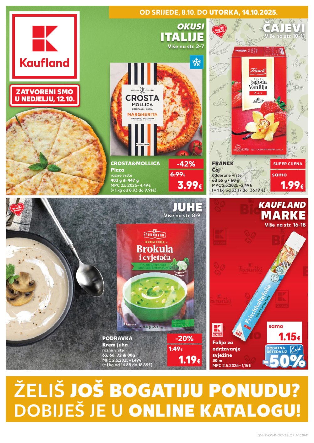 Kaufland katalog Robne marke 08.10. - 14.10.2025.
