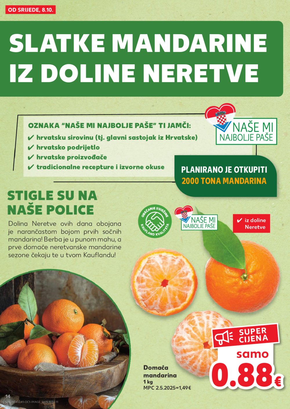 Kaufland katalog Robne marke 08.10. - 14.10.2025.