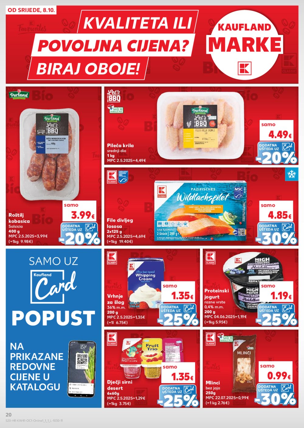 Kaufland katalog Robne marke 08.10. - 14.10.2025.