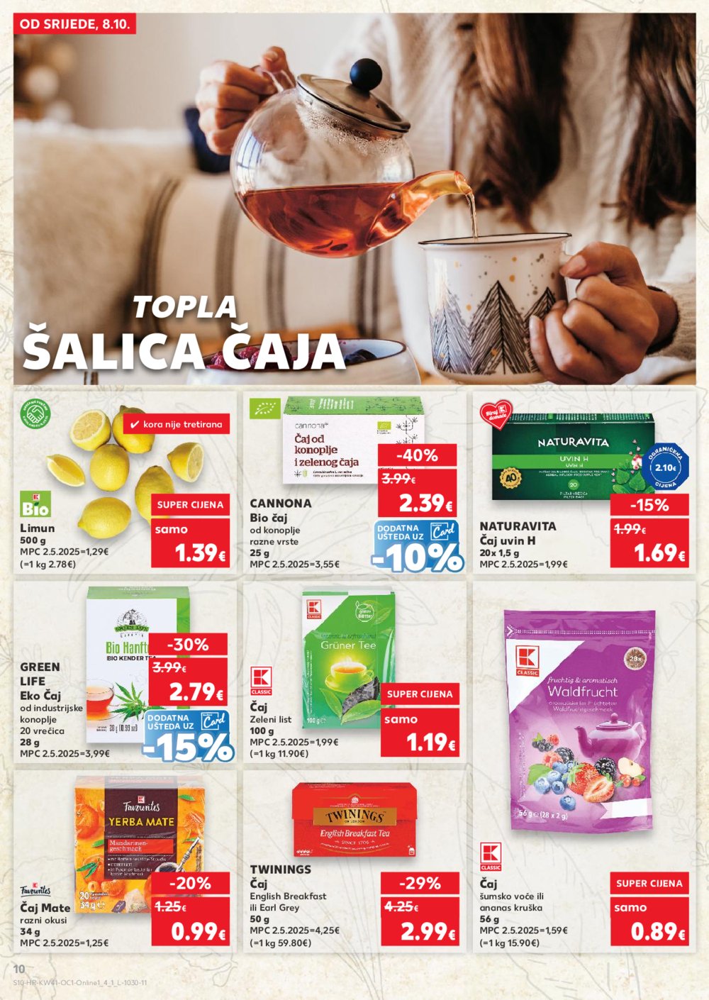Kaufland katalog Robne marke 08.10. - 14.10.2025.