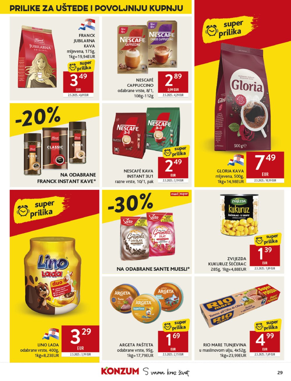 Konzum katalog Akcija 08.10. - 14.10.2025.