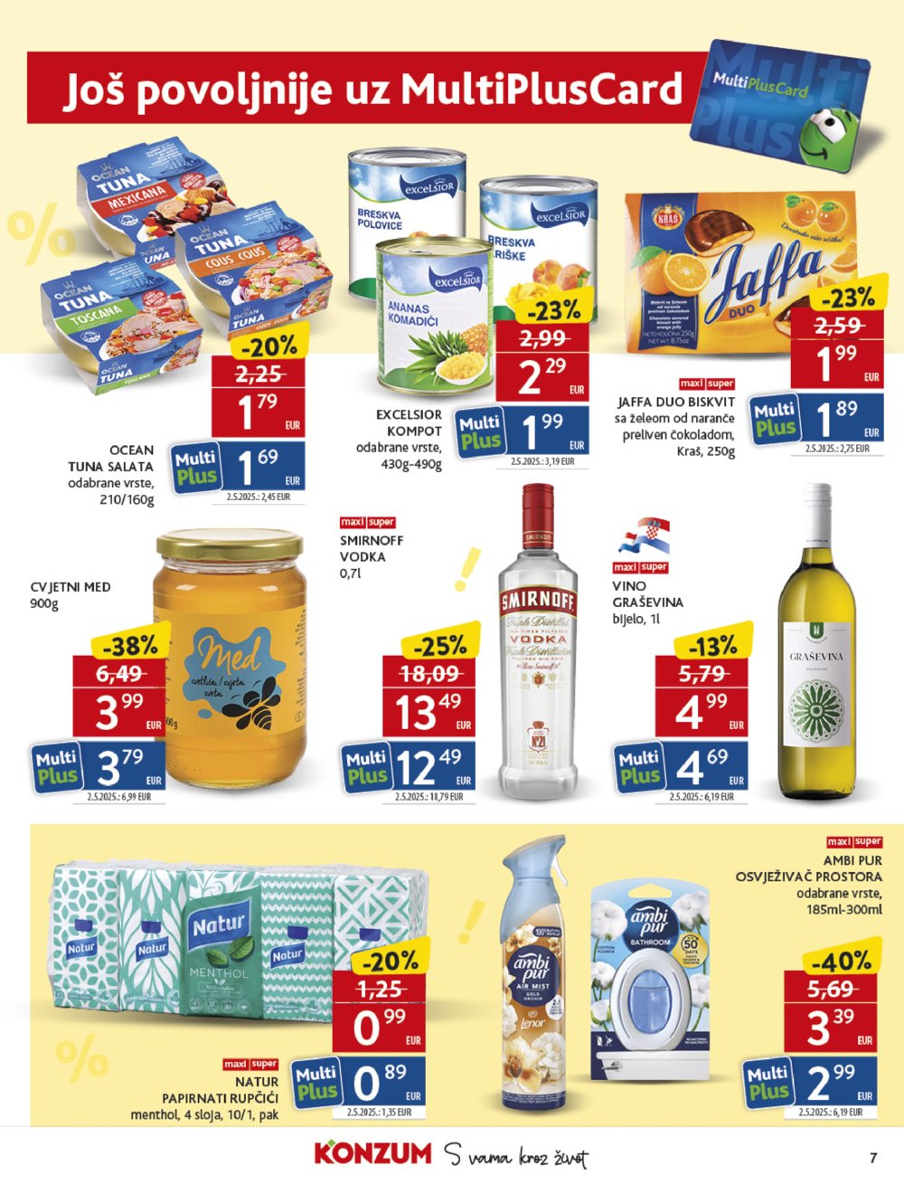 Konzum katalog Akcija 08.10. - 14.10.2025.