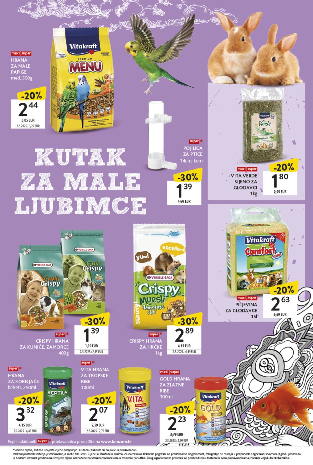 Konzum katalog Kućni ljubimci 06.10. - 19.10.2025.