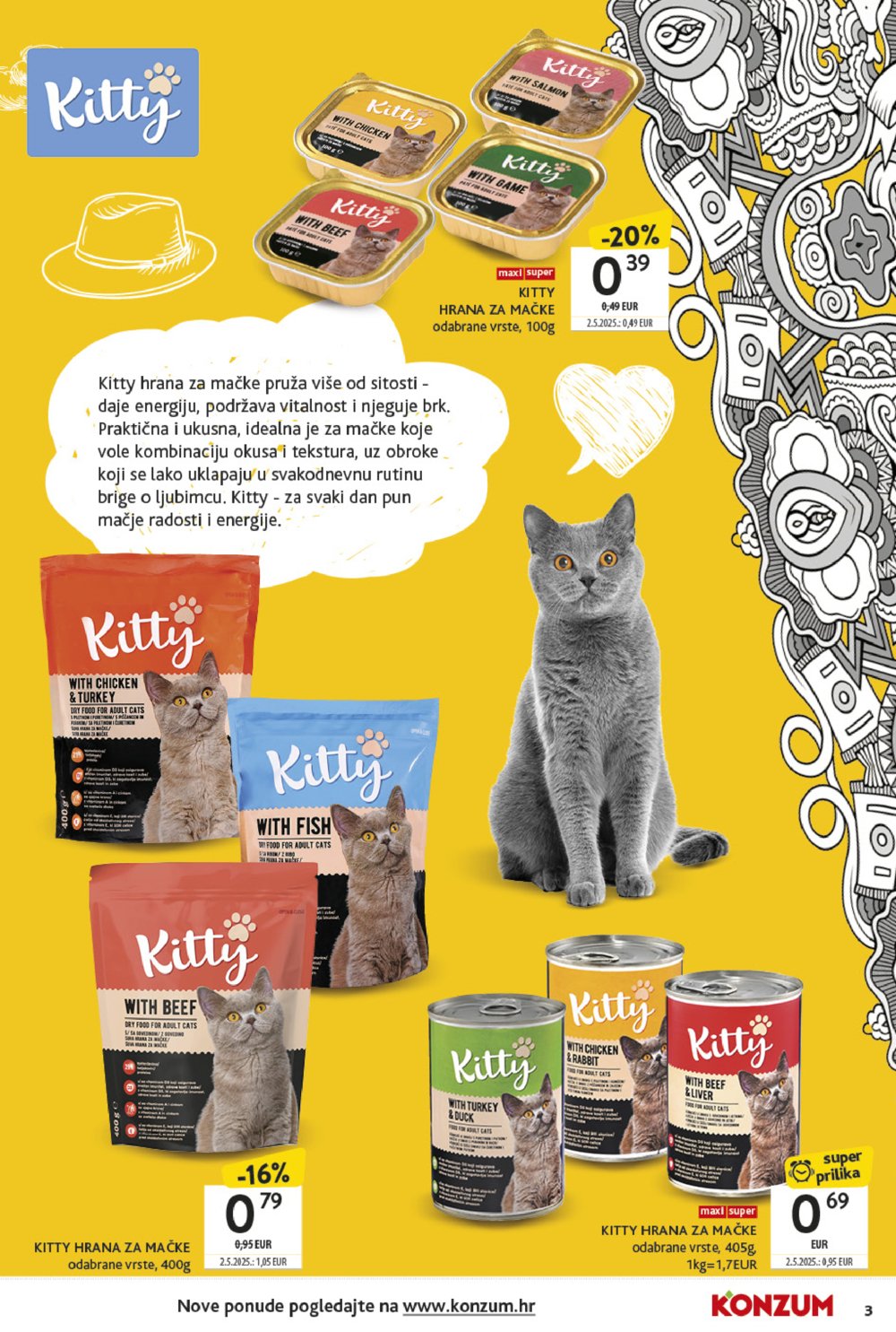 Konzum katalog Kućni ljubimci 06.10. - 19.10.2025.