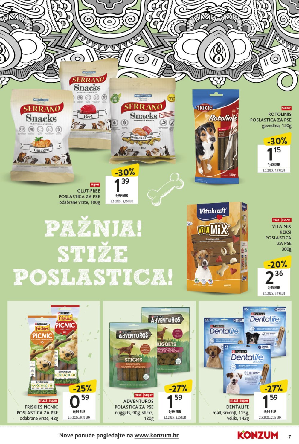 Konzum katalog Kućni ljubimci 06.10. - 19.10.2025.