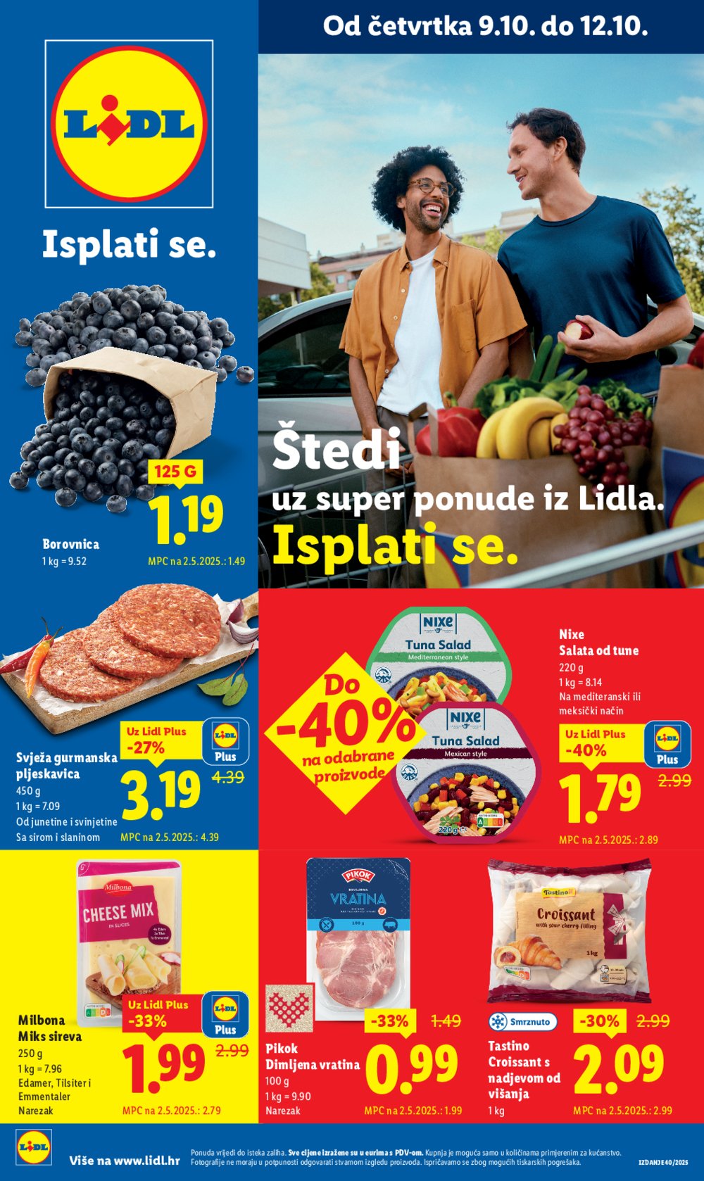 Lidl katalog Super ponuda od četvrtka 09.10. - 12.10.2025.