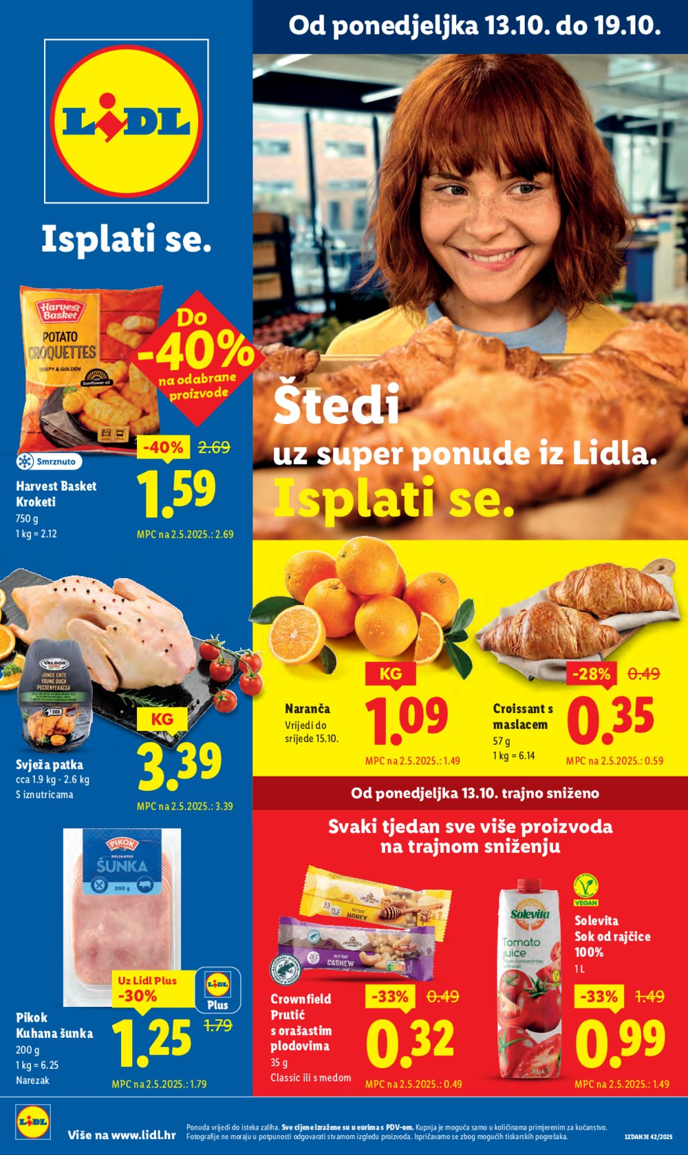 Lidl katalog Super ponuda od ponedjeljka 13.10. - 19.10.2025.