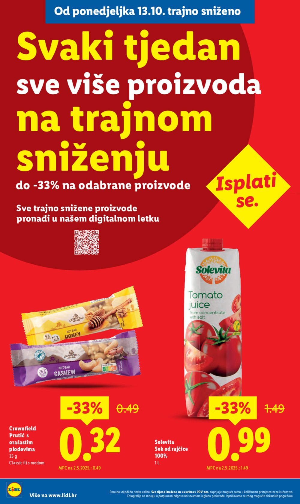 Lidl katalog Super ponuda od ponedjeljka 13.10. - 19.10.2025.