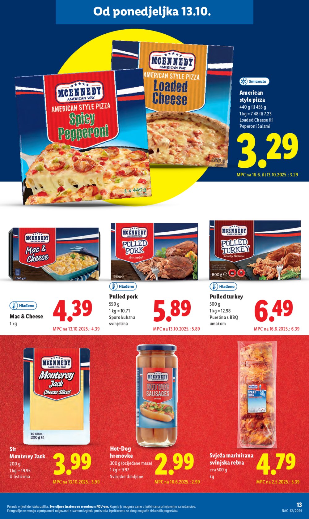Lidl katalog Super ponuda od ponedjeljka 13.10. - 19.10.2025.