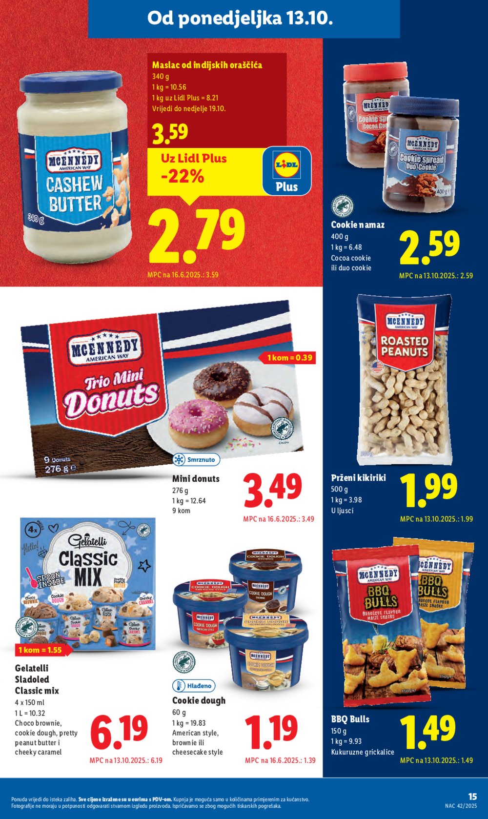 Lidl katalog Super ponuda od ponedjeljka 13.10. - 19.10.2025.