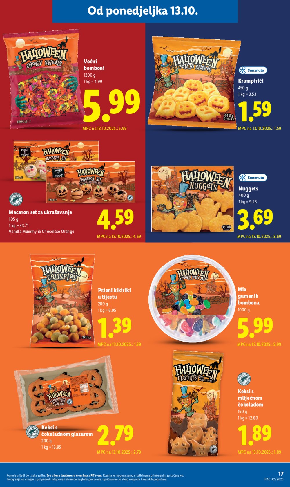 Lidl katalog Super ponuda od ponedjeljka 13.10. - 19.10.2025.
