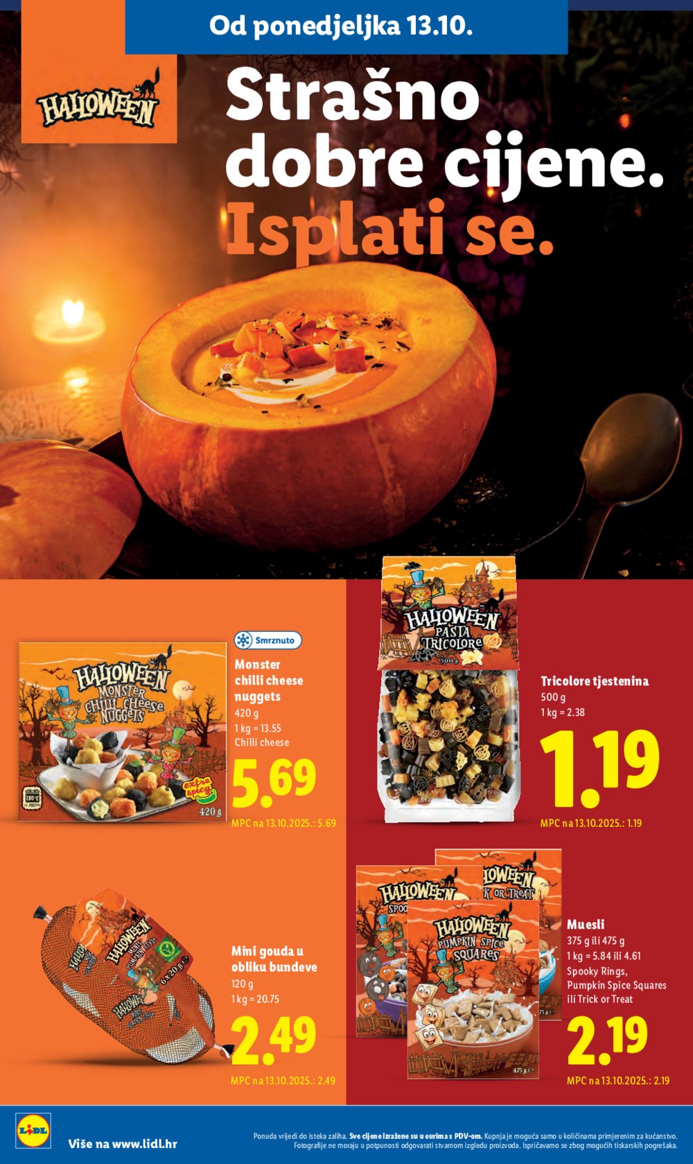 Lidl katalog Super ponuda od ponedjeljka 13.10. - 19.10.2025.