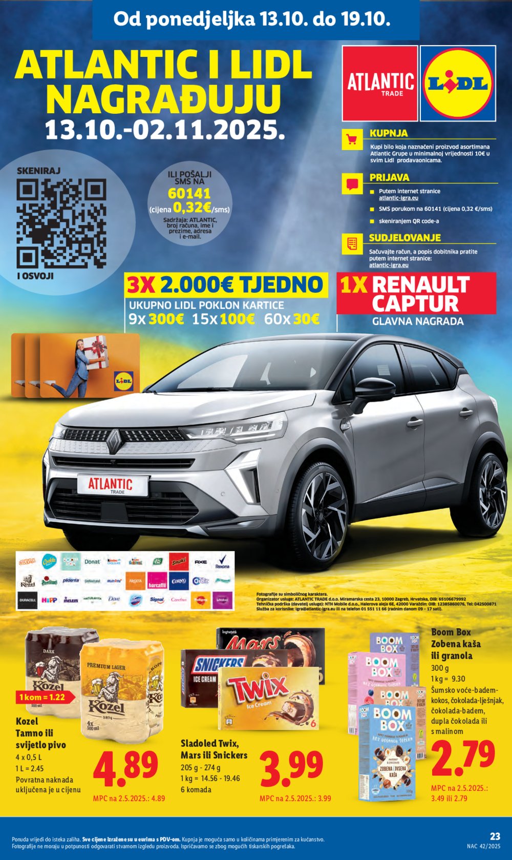 Lidl katalog Super ponuda od ponedjeljka 13.10. - 19.10.2025.