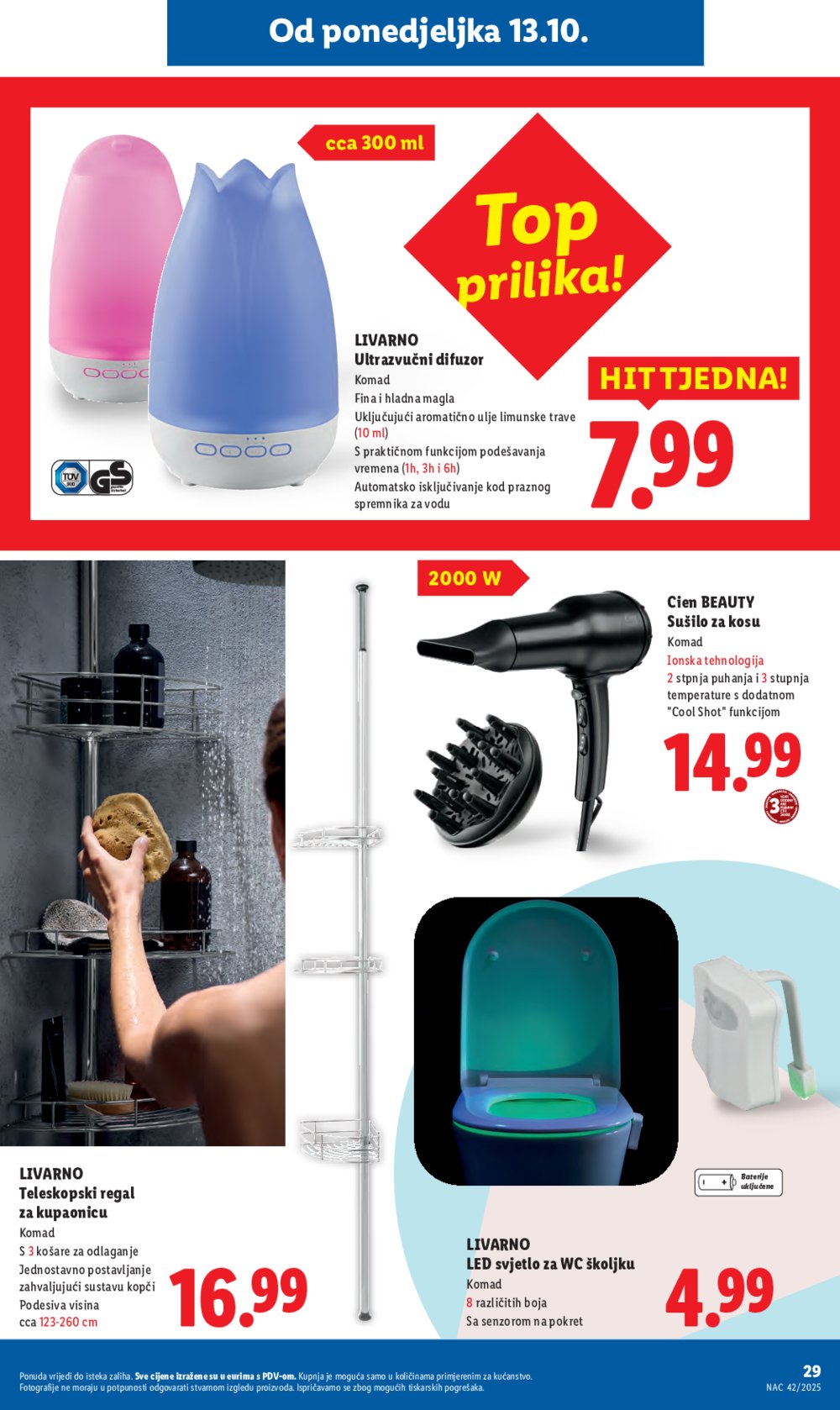 Lidl katalog Super ponuda od ponedjeljka 13.10. - 19.10.2025.