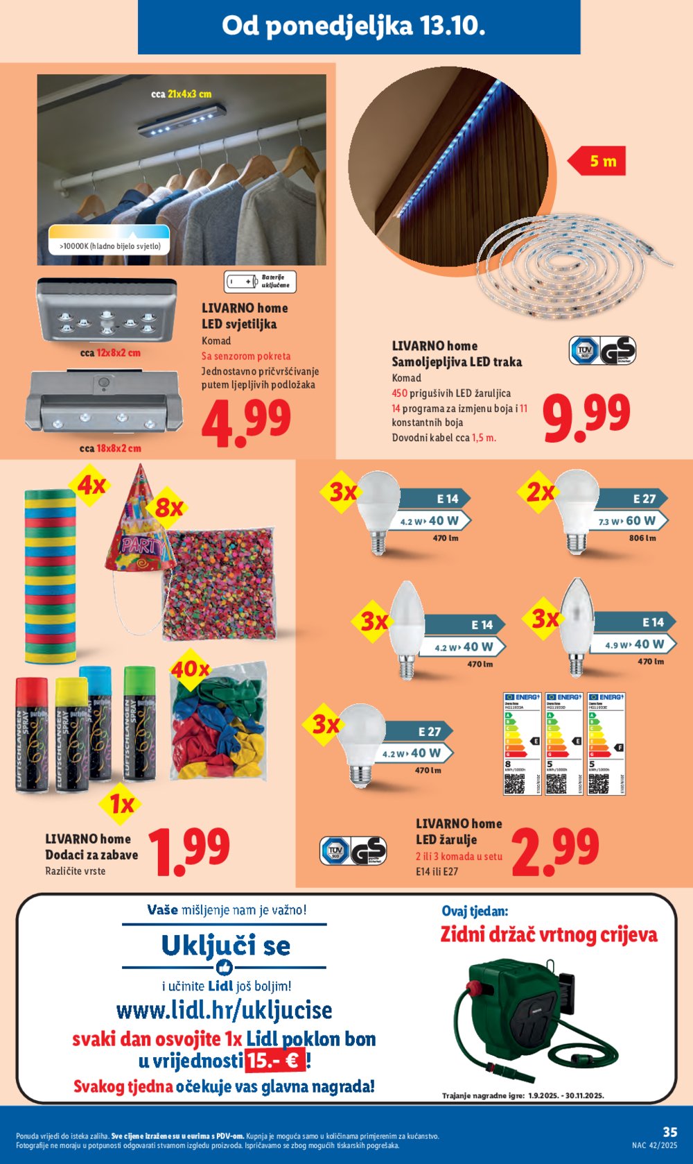 Lidl katalog Super ponuda od ponedjeljka 13.10. - 19.10.2025.