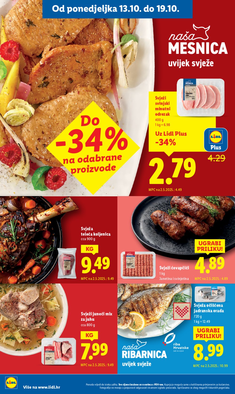 Lidl katalog Super ponuda od ponedjeljka 13.10. - 19.10.2025.