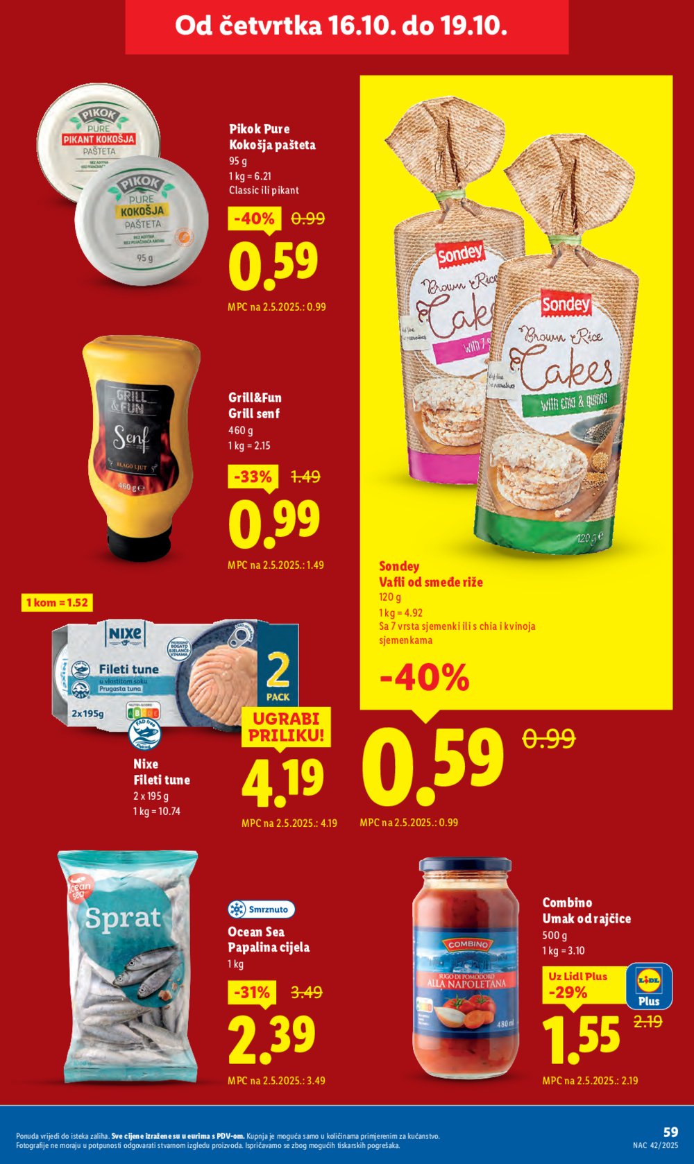 Lidl katalog Super ponuda od ponedjeljka 13.10. - 19.10.2025.
