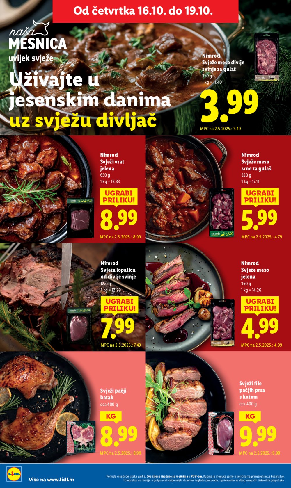 Lidl katalog Super ponuda od ponedjeljka 13.10. - 19.10.2025.