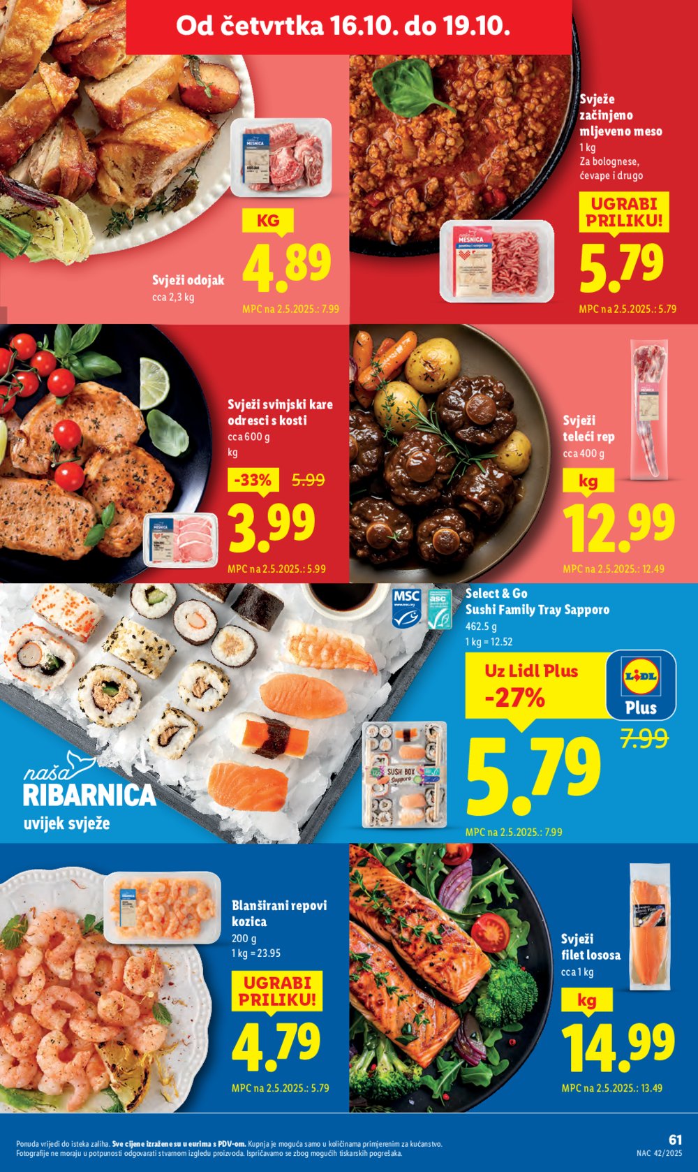 Lidl katalog Super ponuda od ponedjeljka 13.10. - 19.10.2025.