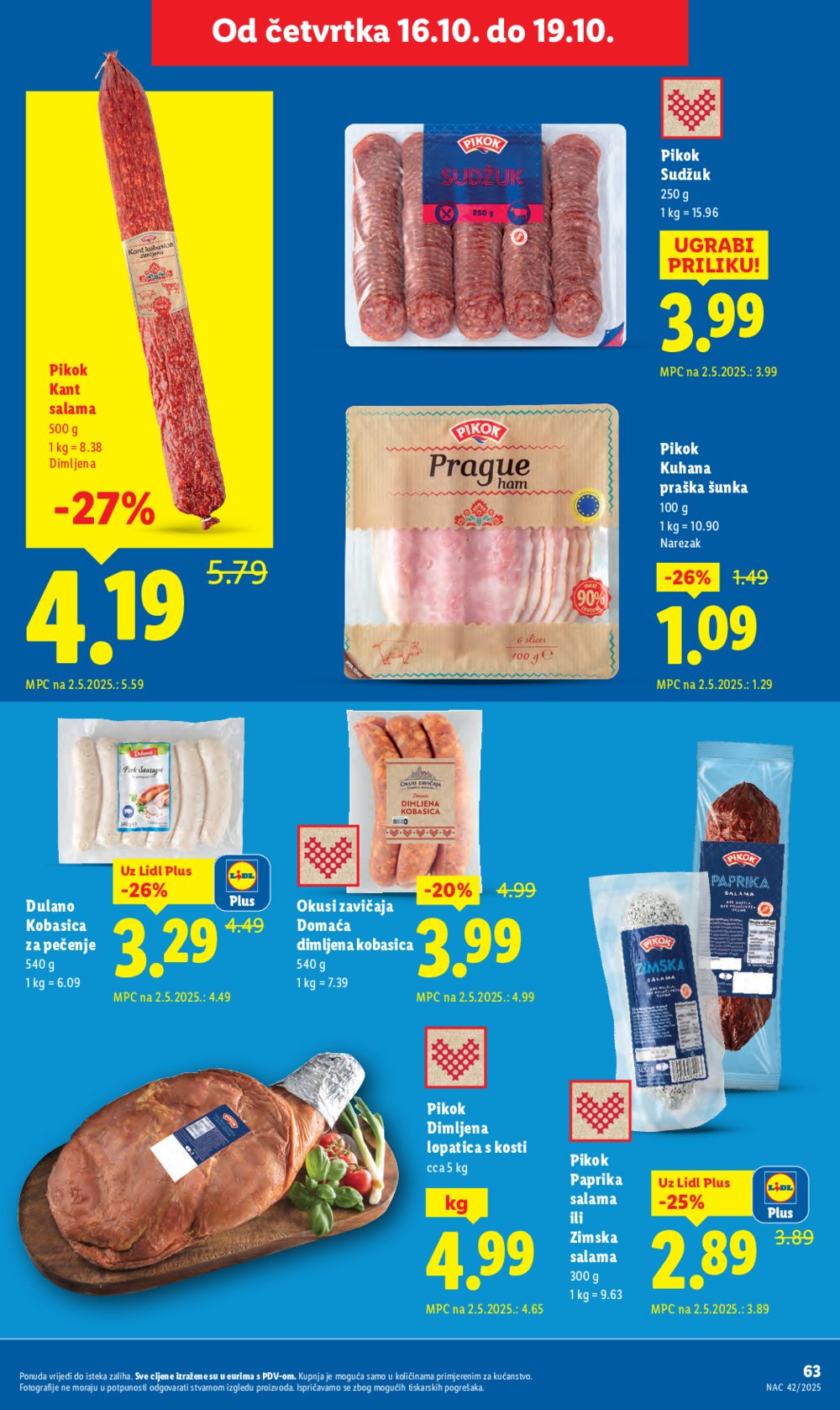 Lidl katalog Super ponuda od ponedjeljka 13.10. - 19.10.2025.