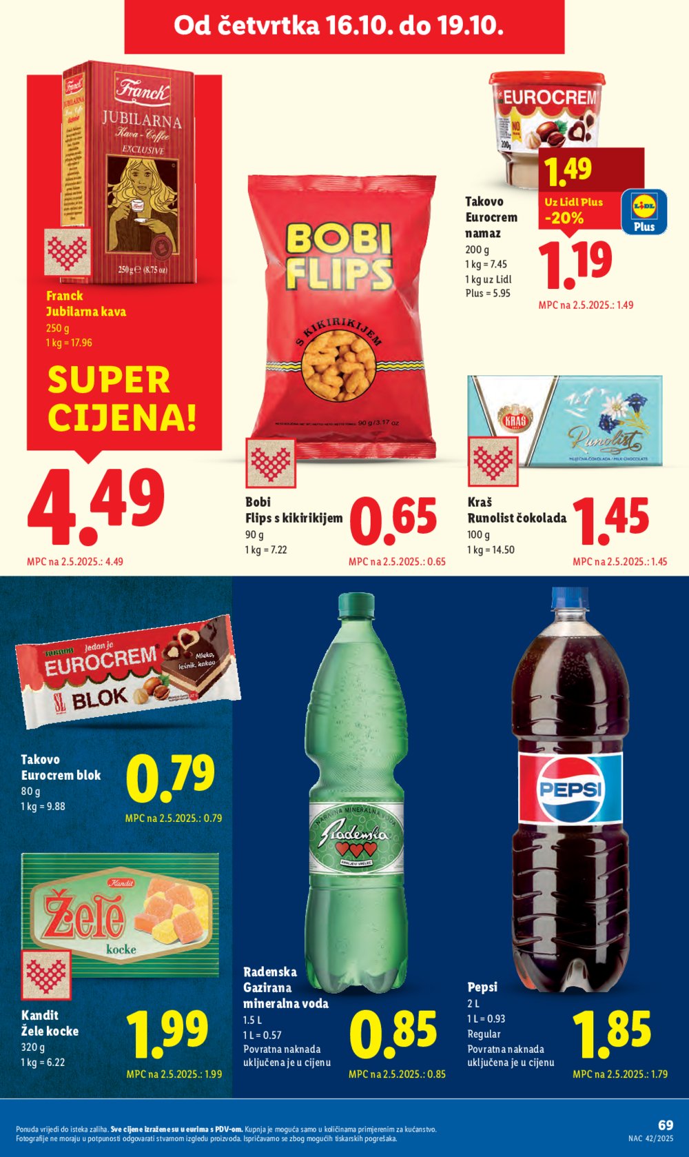 Lidl katalog Super ponuda od ponedjeljka 13.10. - 19.10.2025.