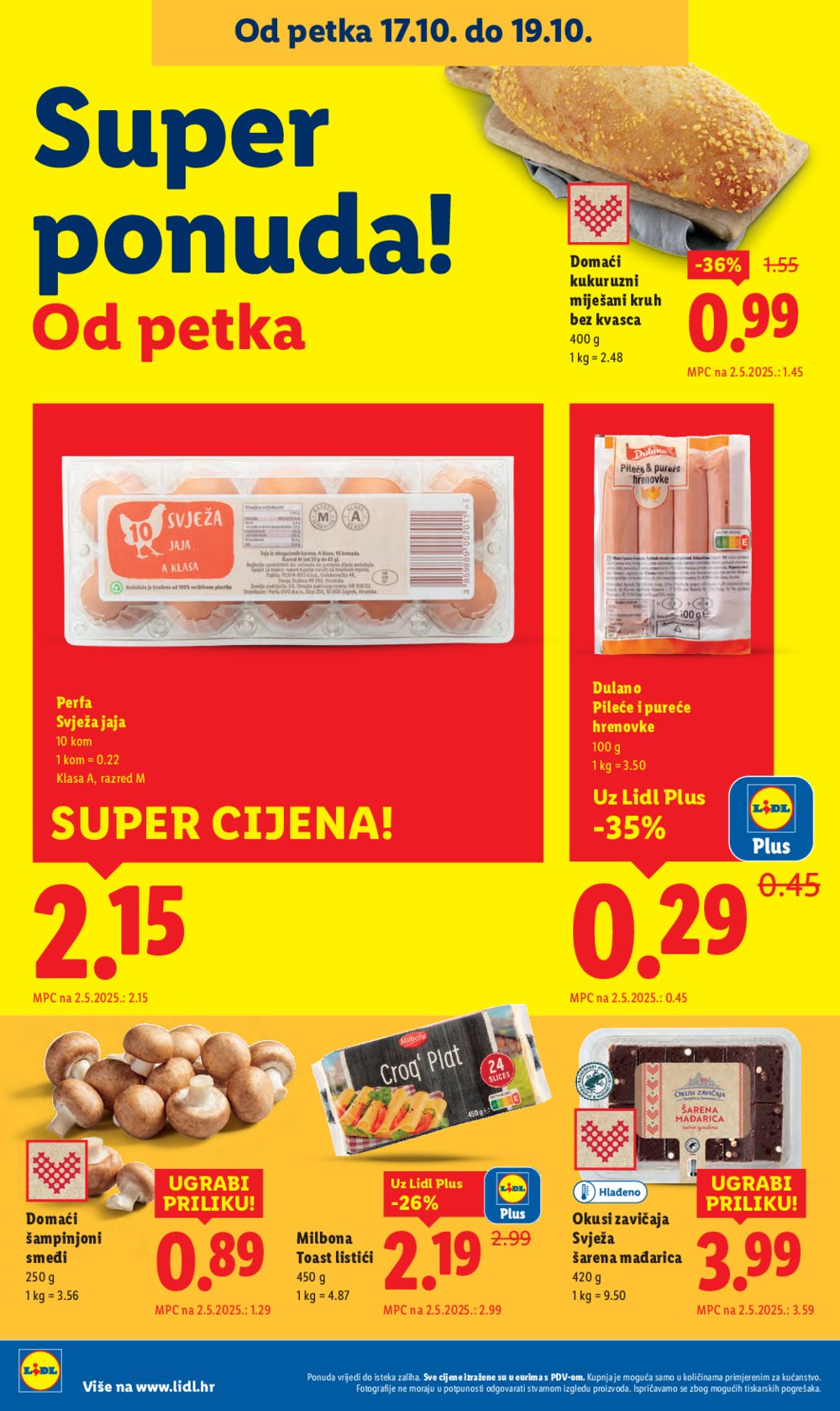 Lidl katalog Super ponuda od ponedjeljka 13.10. - 19.10.2025.