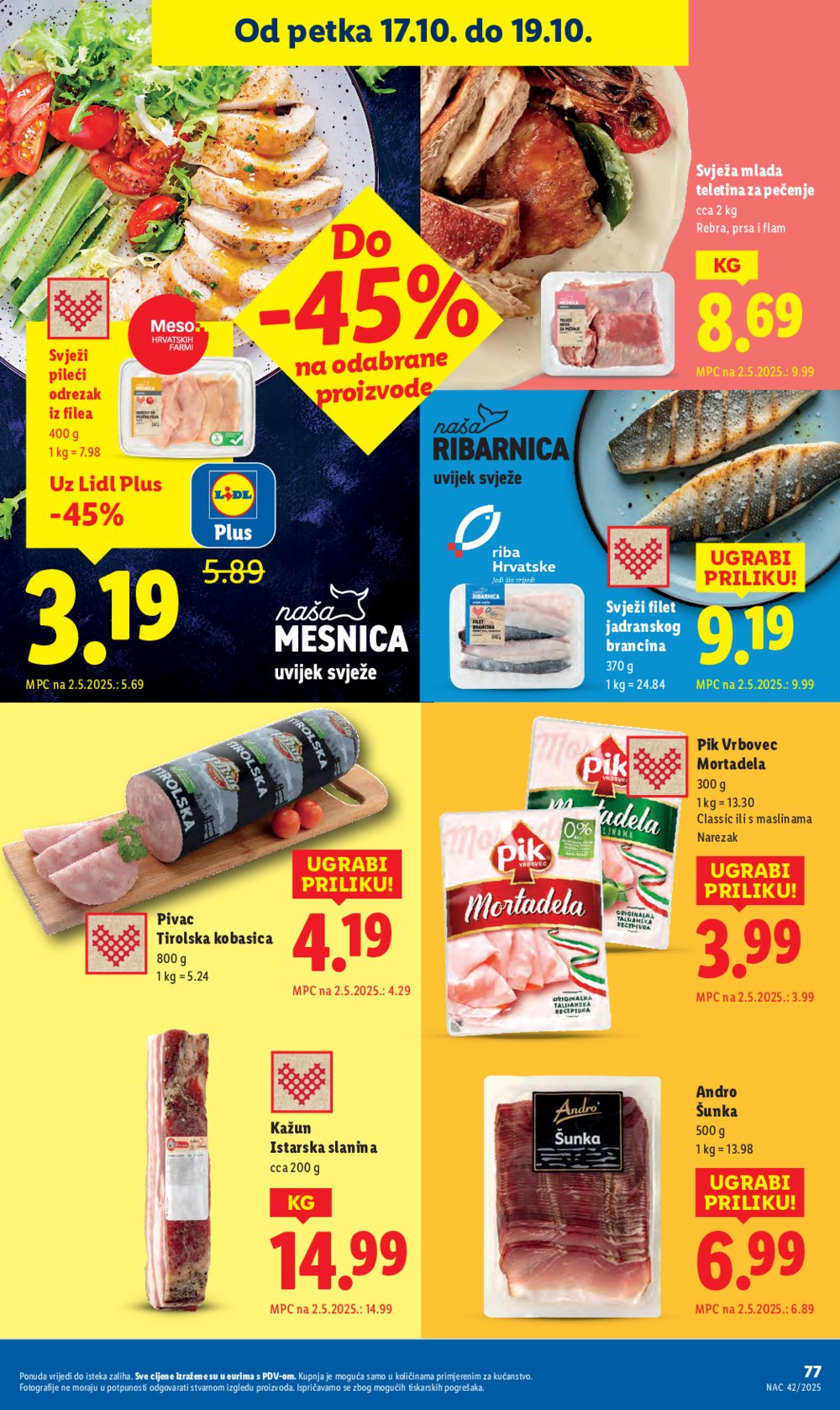 Lidl katalog Super ponuda od ponedjeljka 13.10. - 19.10.2025.