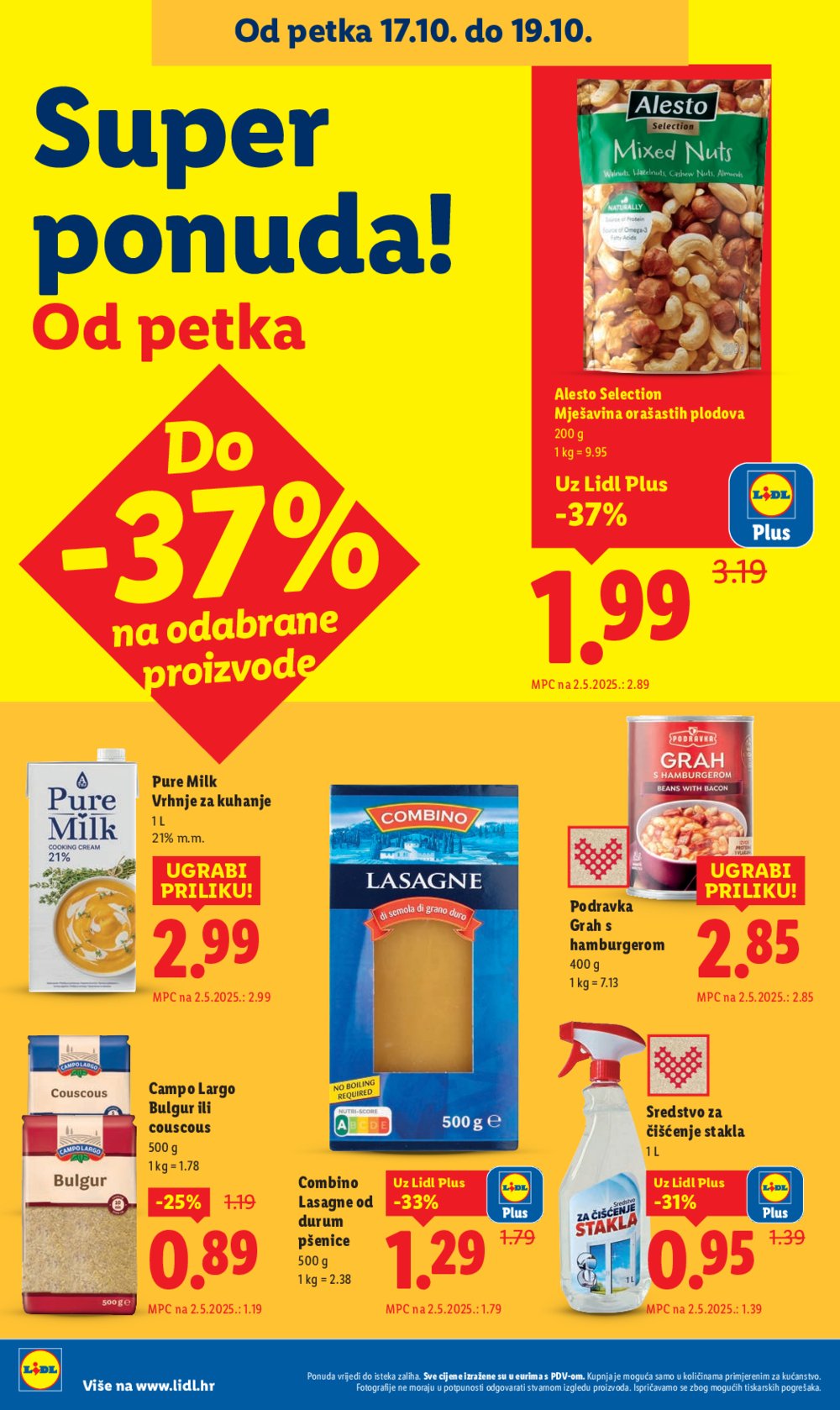 Lidl katalog Super ponuda od ponedjeljka 13.10. - 19.10.2025.