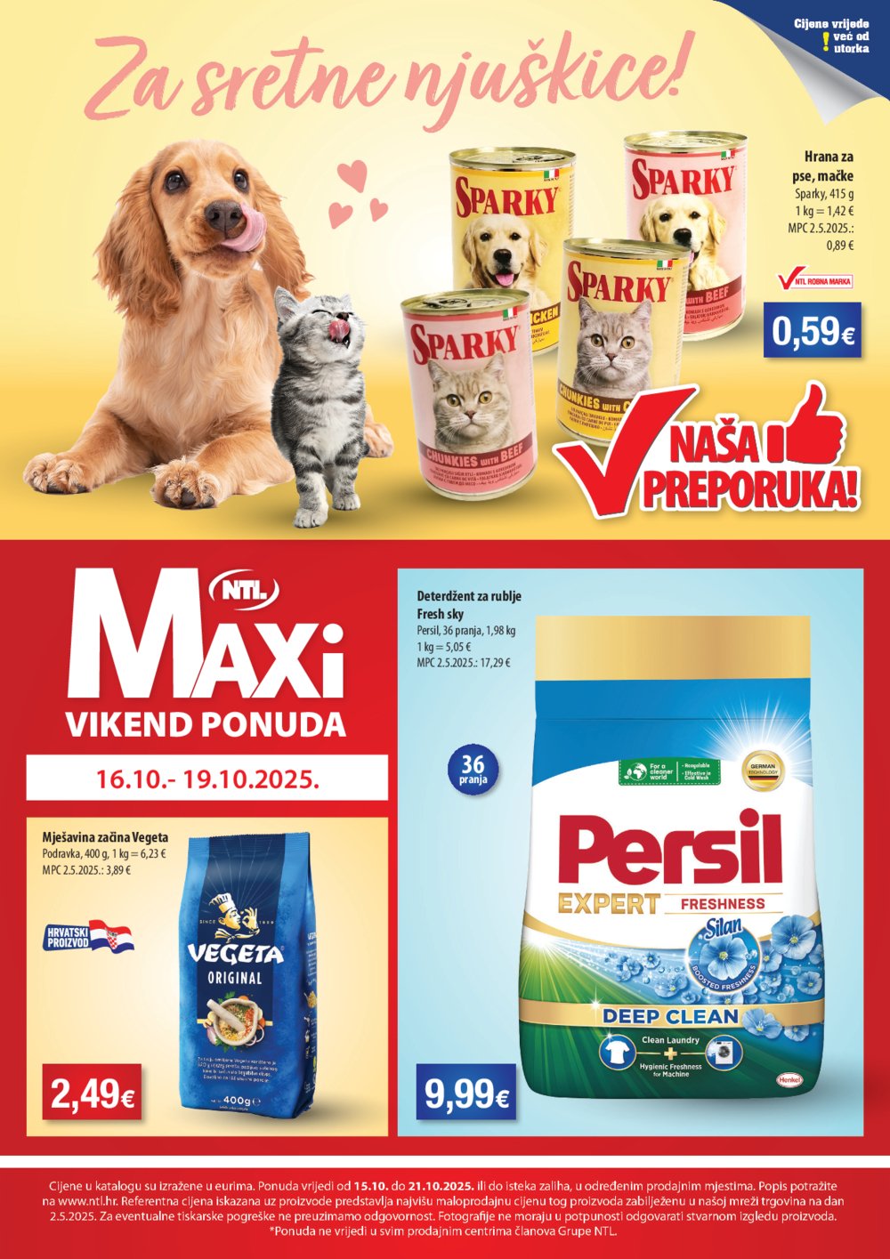 NTL katalog maxi tjedna ponuda 15.10. - 21.10.2025.