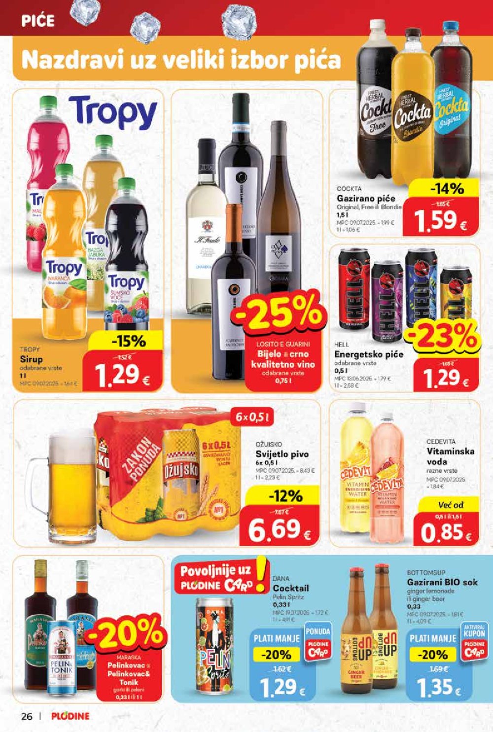 Plodine katalog Akcija 08.10.-14.10.2025.