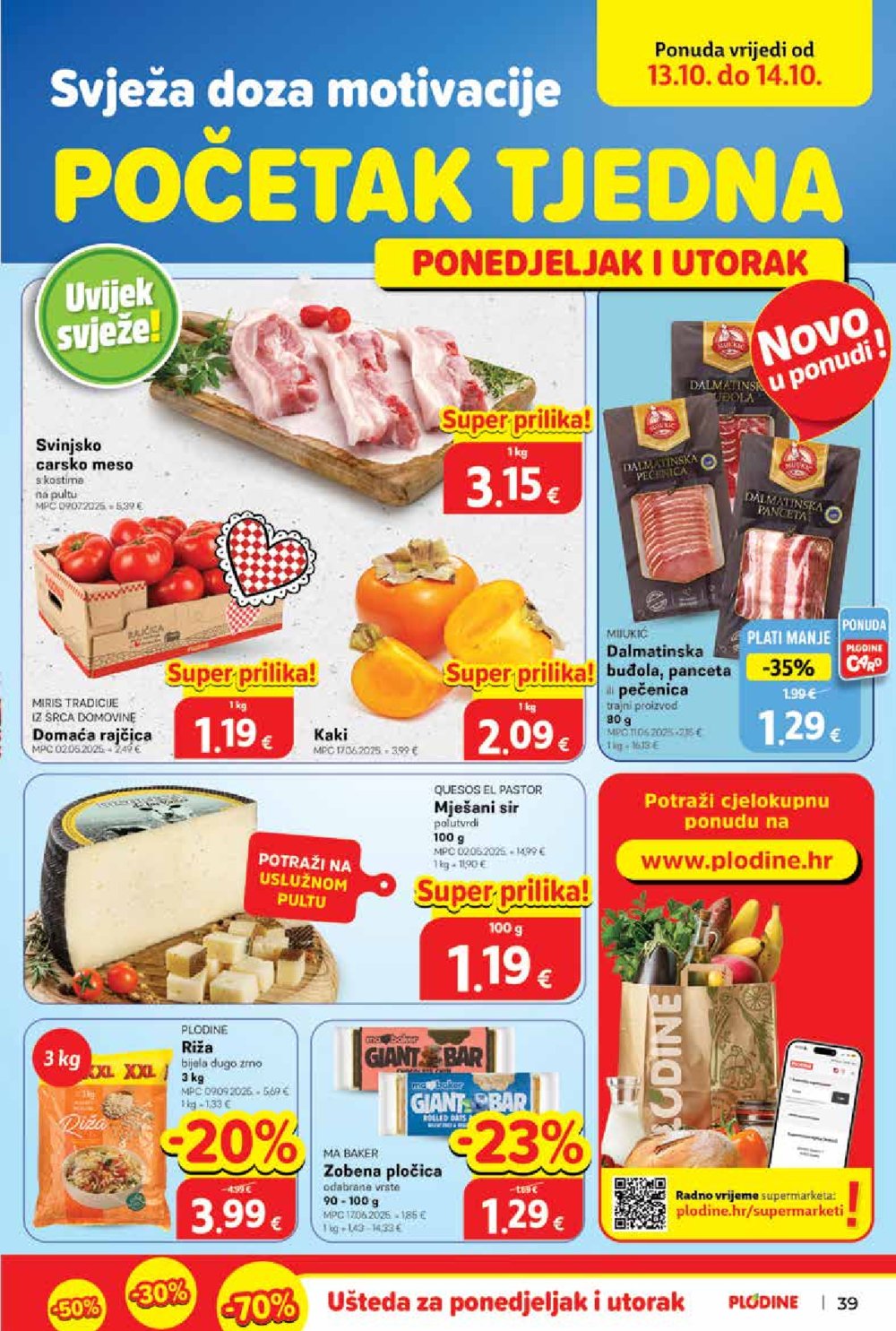 Plodine katalog Akcija 08.10.-14.10.2025.