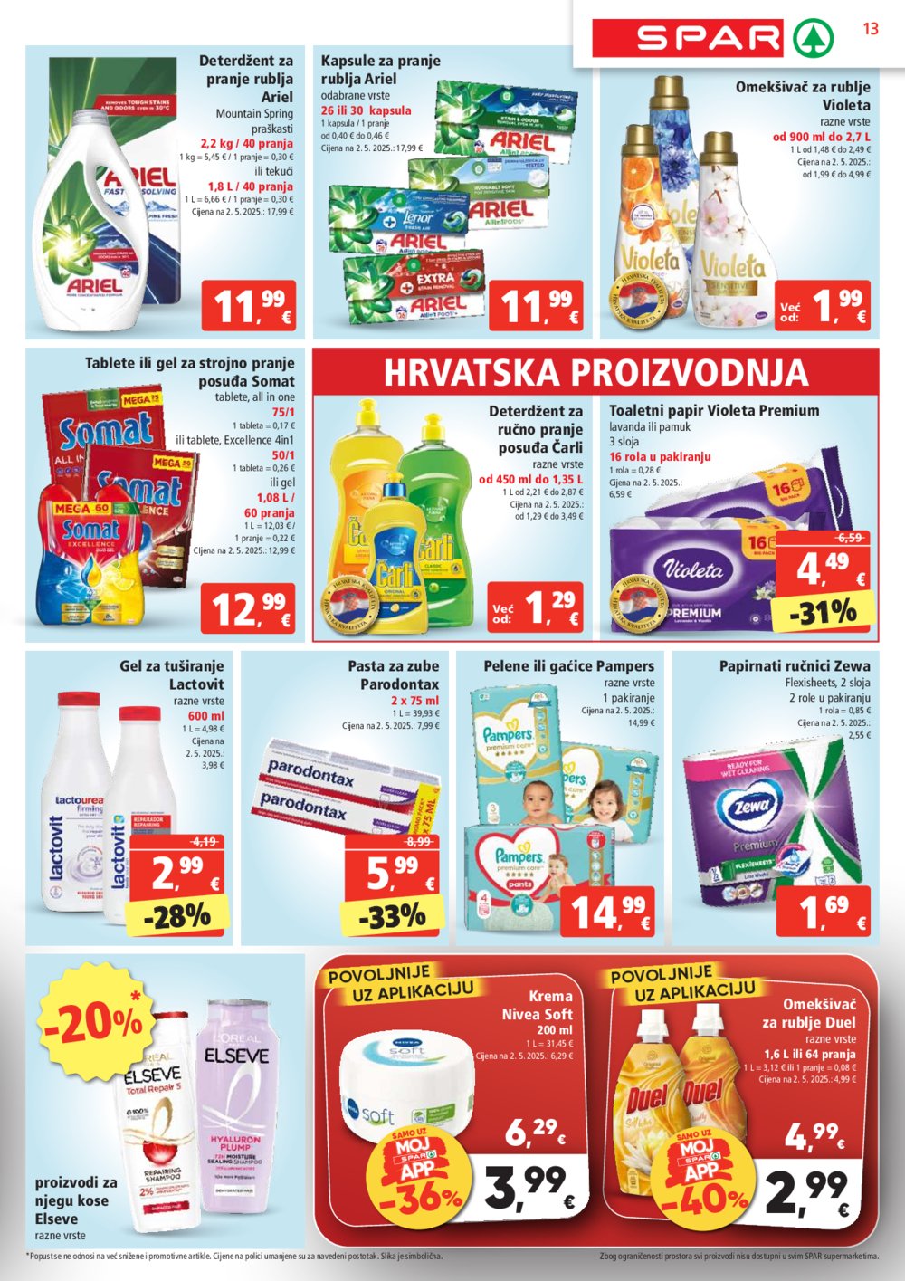 Spar katalog Akcija 08.10. - 14.10.2025.