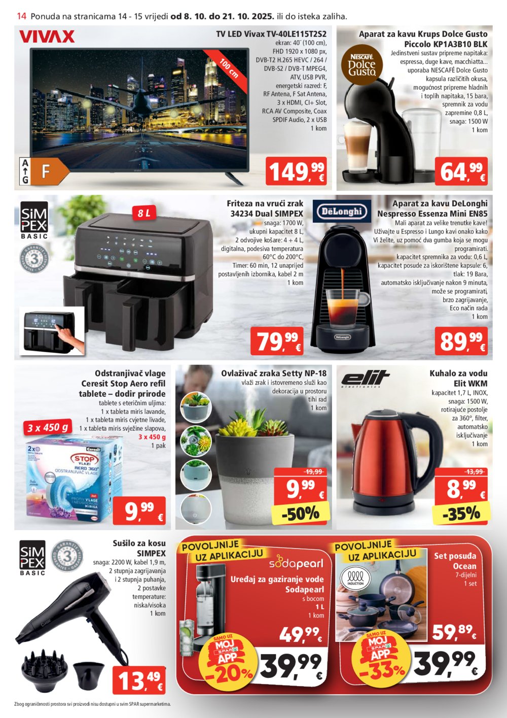 Spar katalog Akcija 08.10. - 14.10.2025.