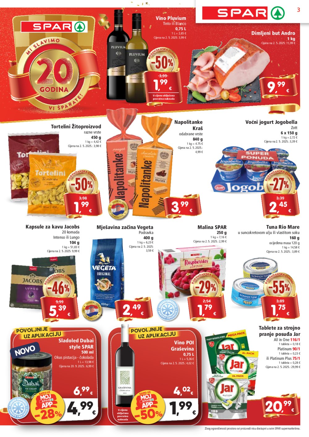 Spar katalog Akcija 08.10. - 14.10.2025.