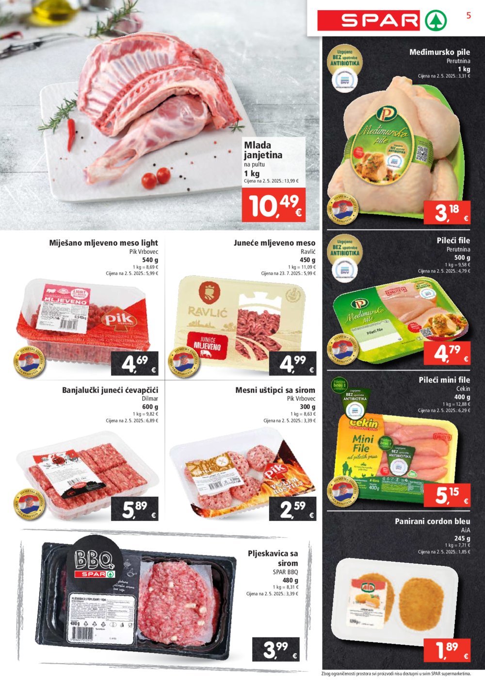 Spar katalog Akcija 08.10. - 14.10.2025.
