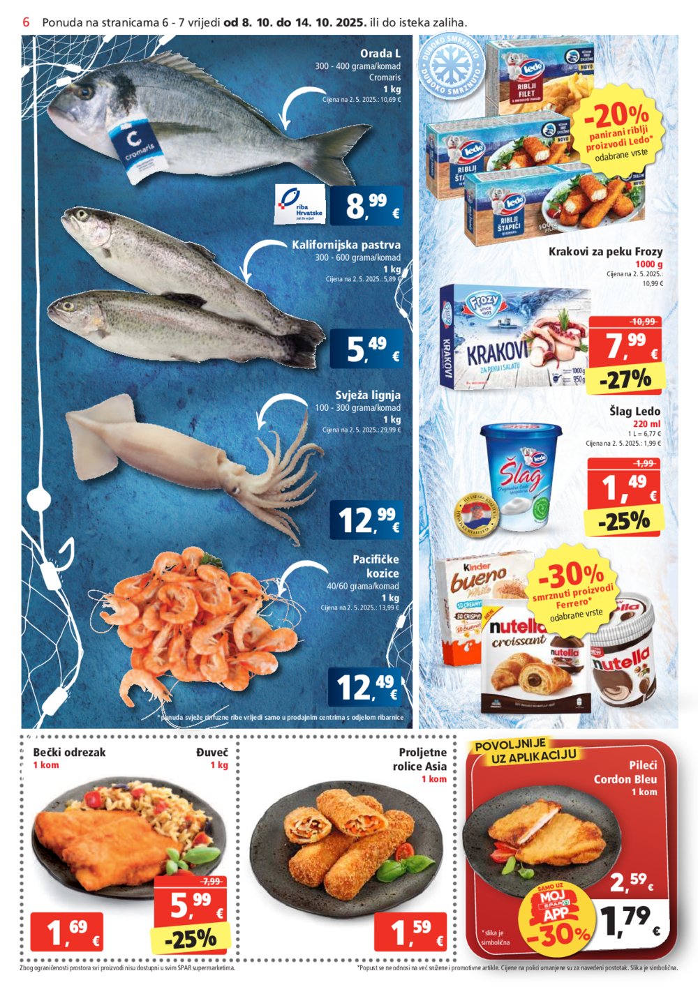Spar katalog Akcija 08.10. - 14.10.2025.