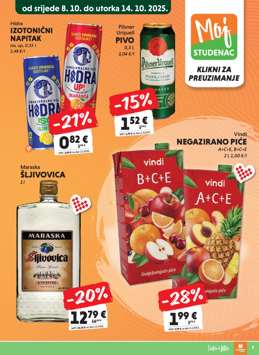 Studenac katalog Moj Studenac 08.10. - 14.10.2025.
