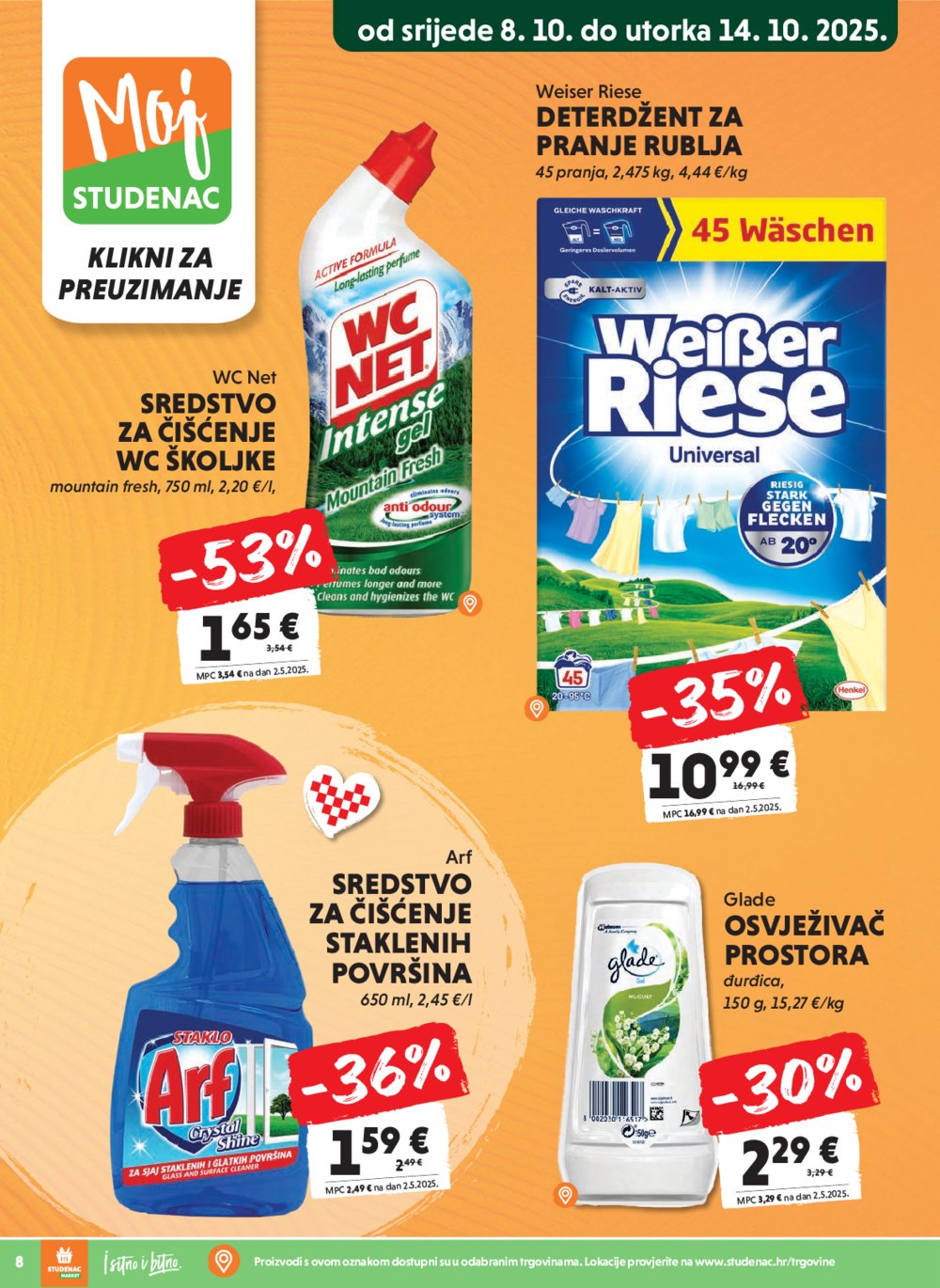 Studenac katalog Moj Studenac 08.10. - 14.10.2025.