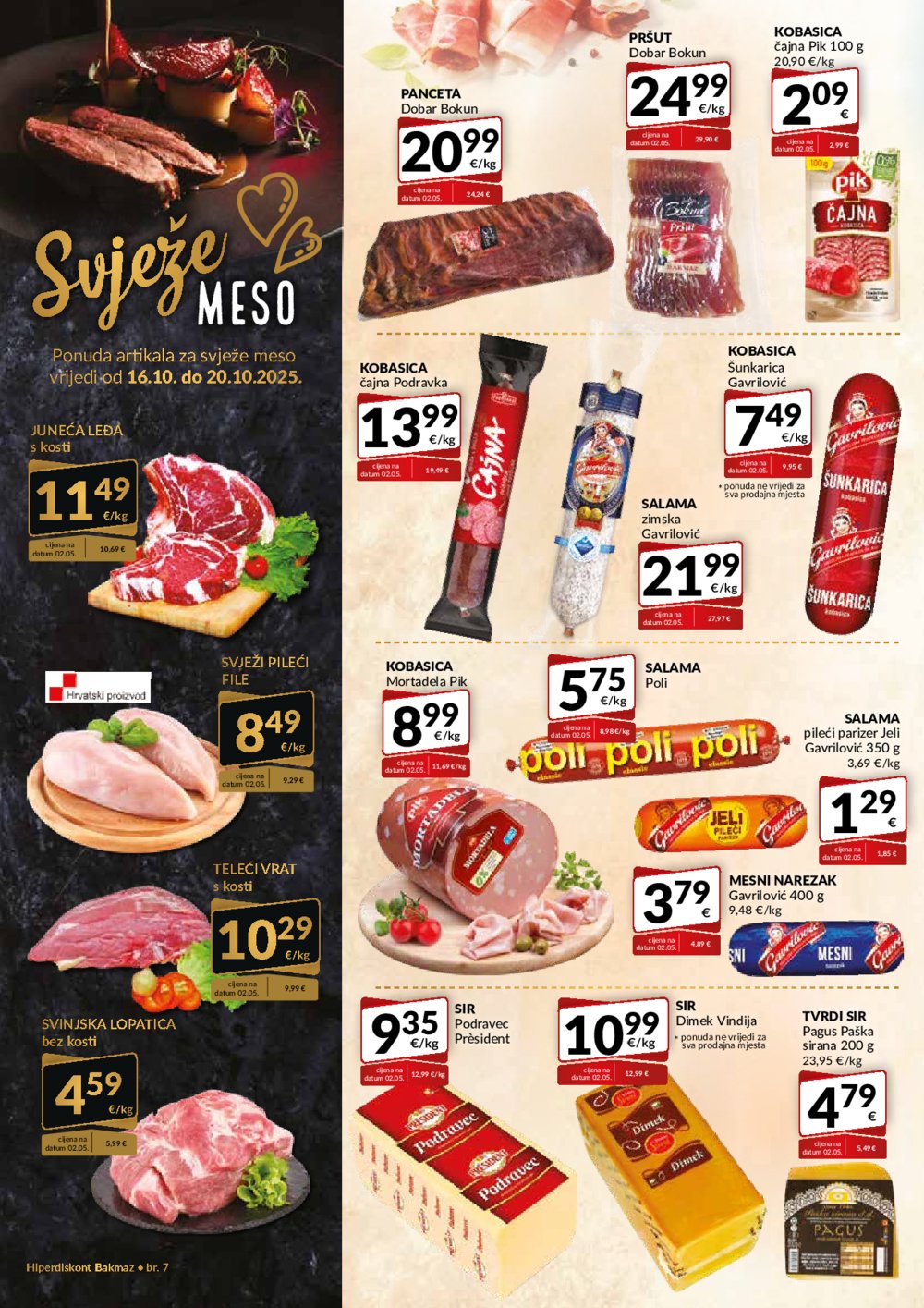 Bakmaz katalog Akcija 16.10. - 22.10.2025.