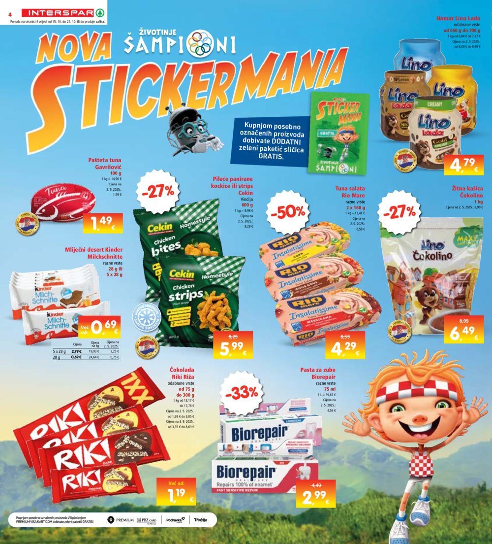 INTERSPAR katalog Akcija 15.10. - 21.10.2025.