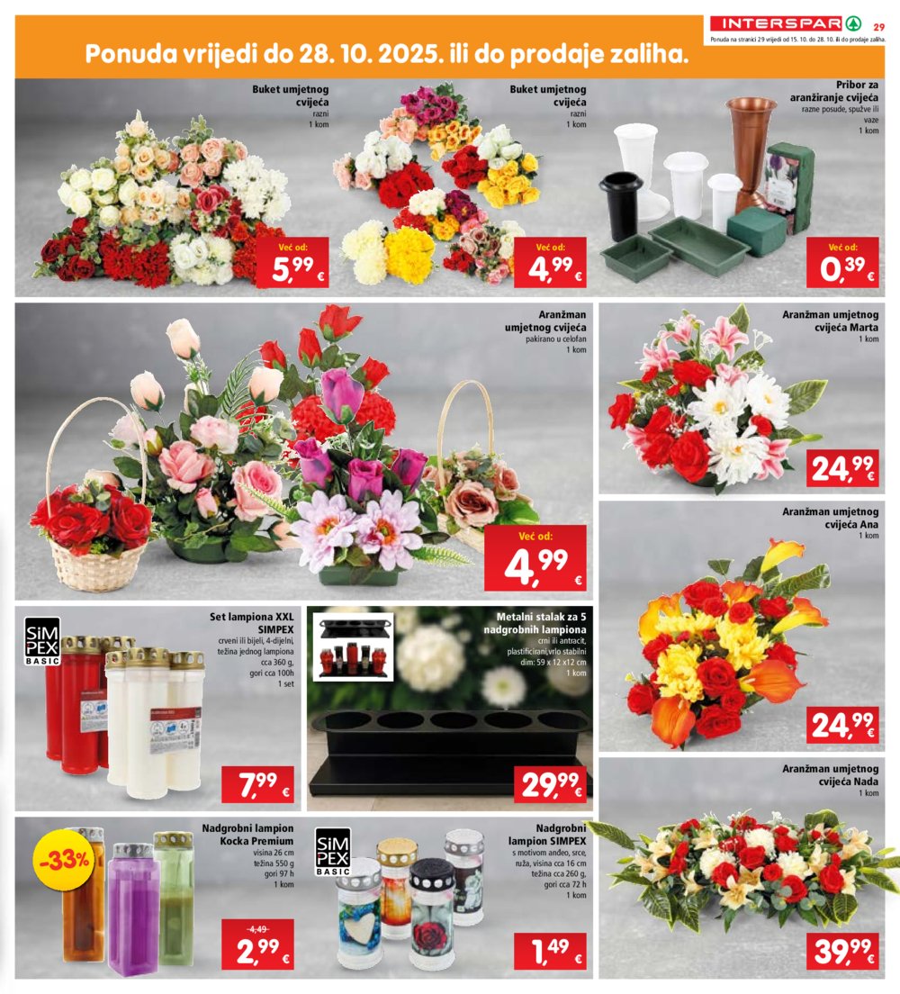 INTERSPAR katalog Akcija 15.10. - 21.10.2025.