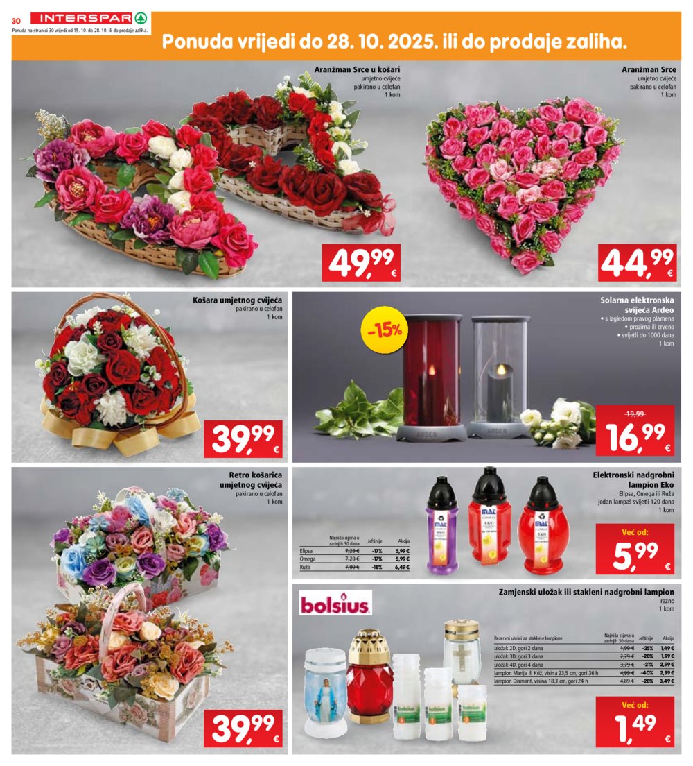 INTERSPAR katalog Akcija 15.10. - 21.10.2025.