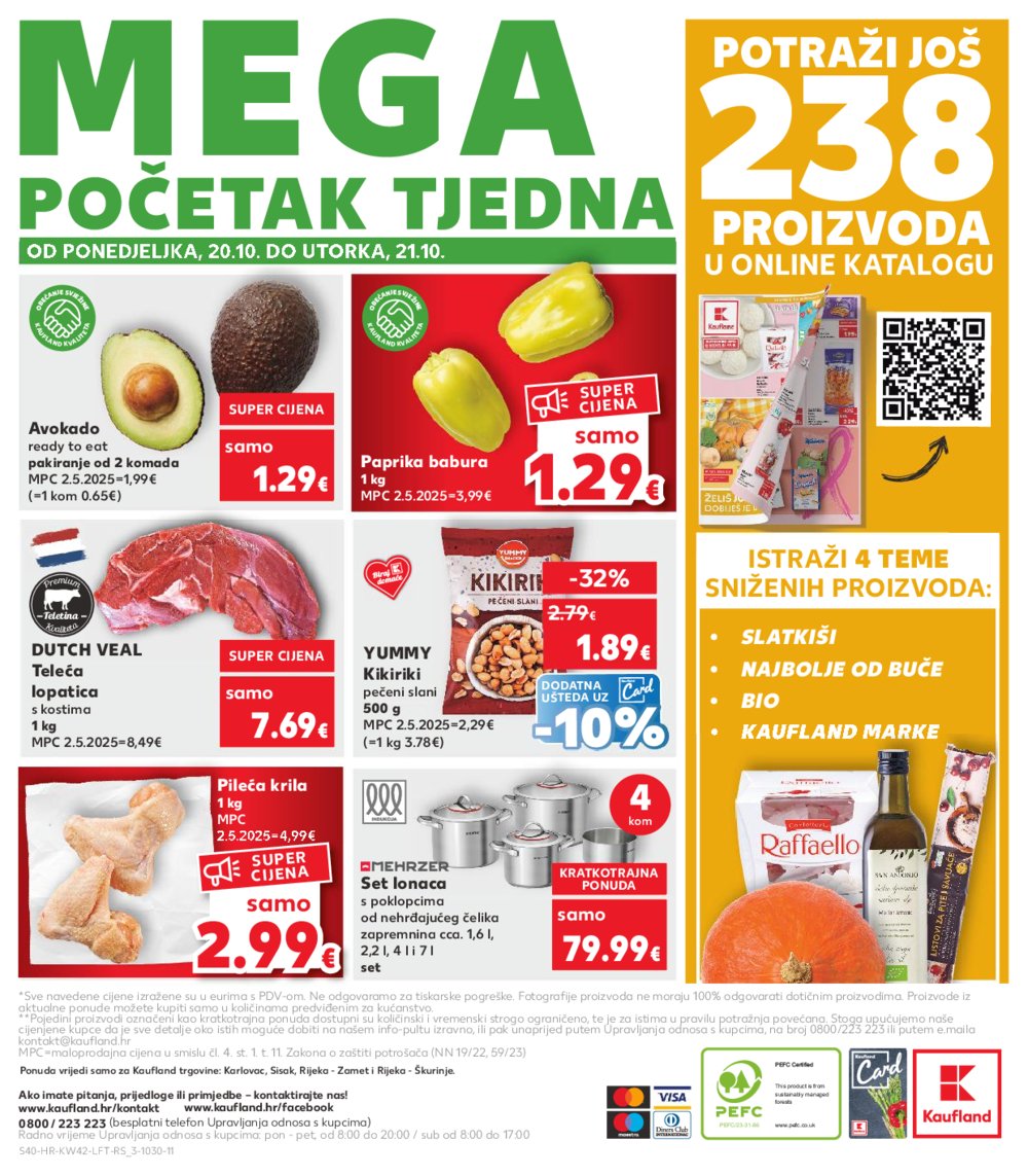 Kaufland katalog Akcija 15.10. - 21.10.2025. Ka, Ri, Si