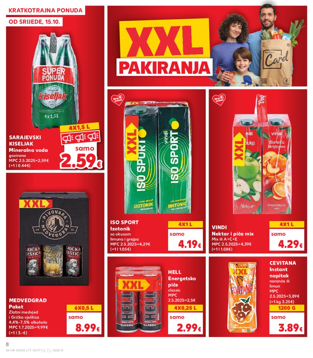 Kaufland katalog Akcija 15.10. - 21.10.2025. Ka, Ri, Si