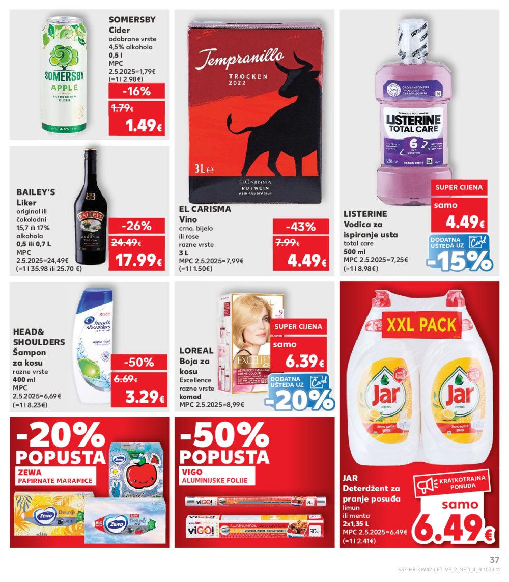 Kaufland katalog Akcija 15.10. - 21.10.2025. Odabrane poslovnice