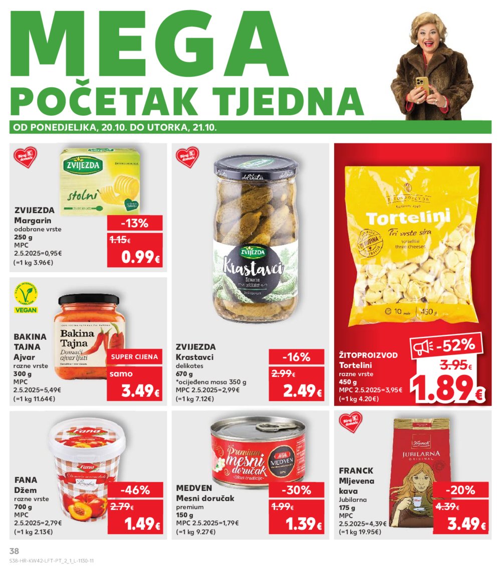 Kaufland katalog Akcija 15.10. - 21.10.2025. Odabrane poslovnice