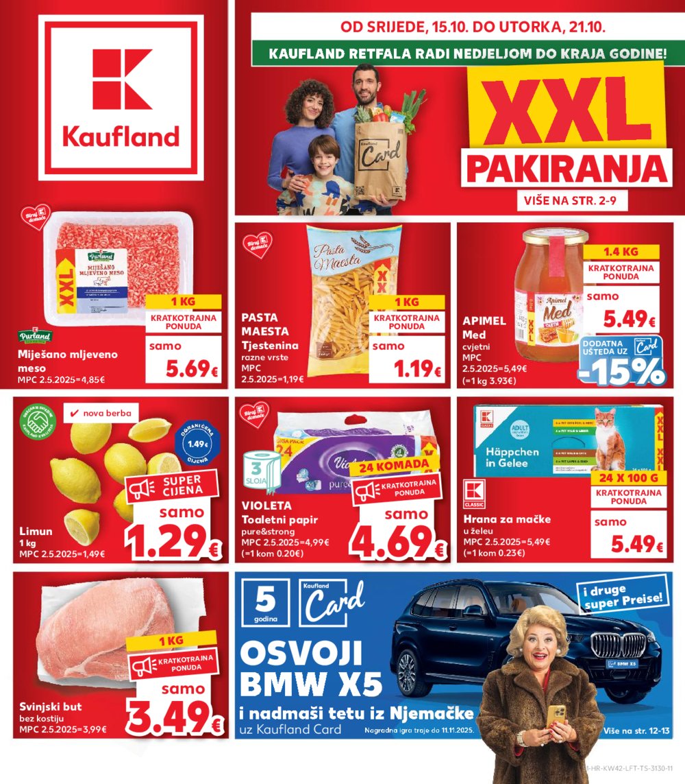 Kaufland katalog Akcija 15.10. - 21.10.2025. Osijek