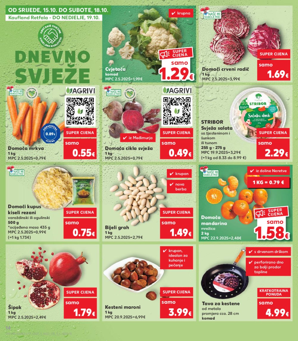 Kaufland katalog Akcija 15.10. - 21.10.2025. Osijek